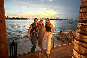 Photo of attorneys attending AI conference for lawyers